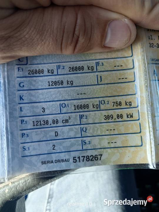 Volvo fh 12 420 6x4 wywrotka klima Wolbrom