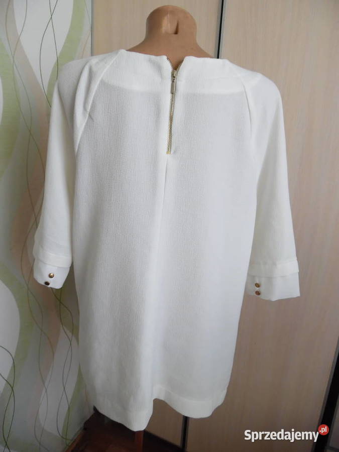 tunika biały Bluzki i koszule Będzin sprzedam
