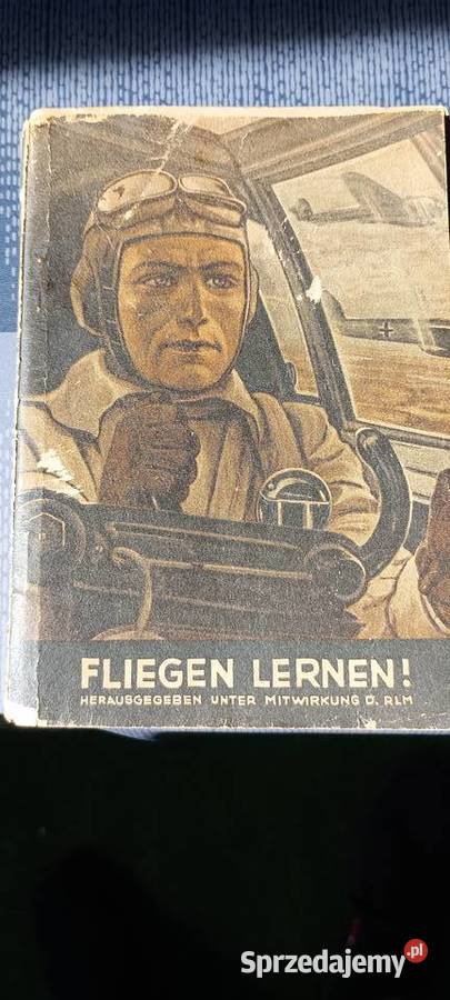 Nauka pilotażu latania 1941 Fliegen Lernen Książki i Podręczniki Zielona Góra
