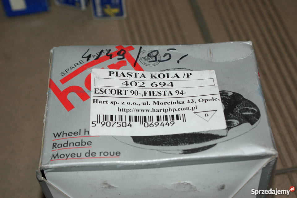 PIASTA KOLA P ESCORT 90FIESTA 94 Białobrzegi