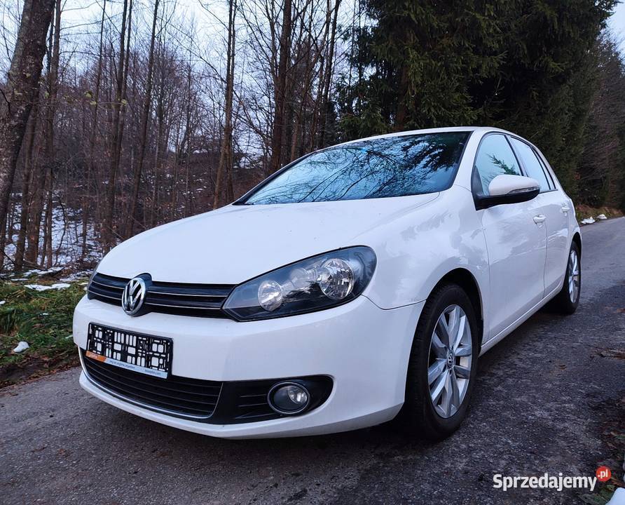 Ładny Volkswagen Golf VI 16 tdi 105 2010 prosto wielofunkcyjna kierownica Domaradz sprzedam