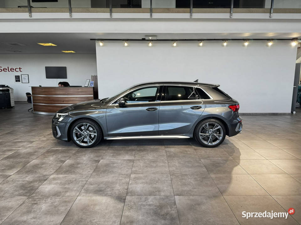 Audi S3 Sportback 20TFSI 310 Stronic quattro lakier metallic Myślenice sprzedam