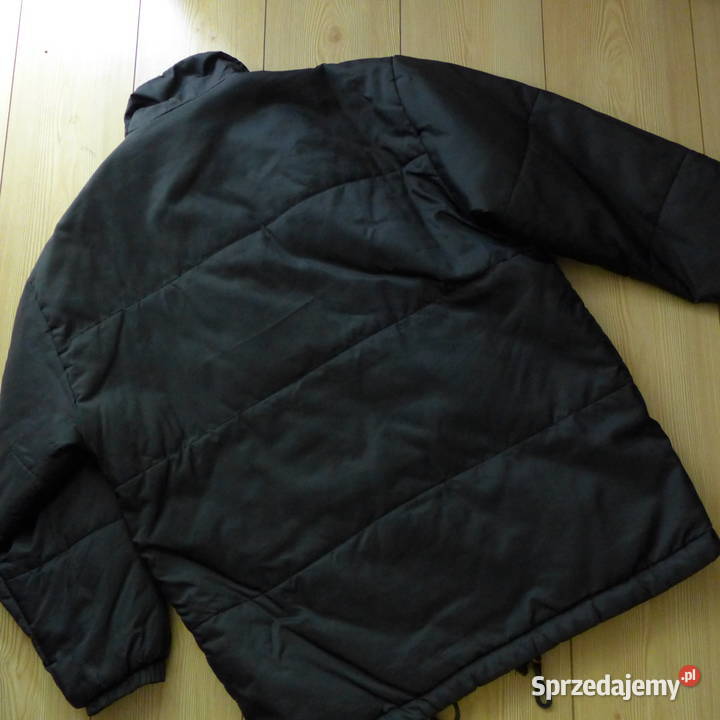 Niemiecka czarna prosta kurtka lekko ocieplana Warszawa