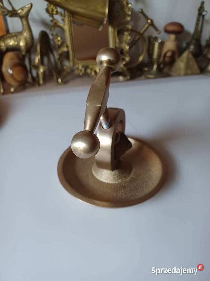 Mosiężny dziadek do orzechów śruba Poznań