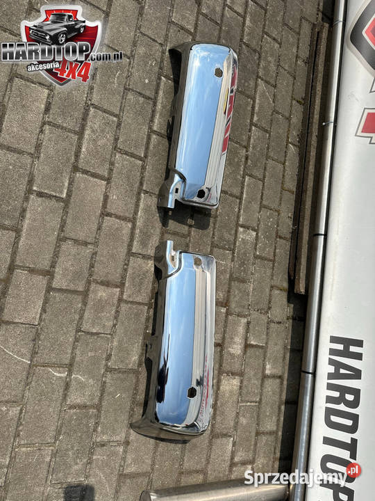 Nakładki Chromowane Chrom Mercedes X Zderzak Tył Pasłęk