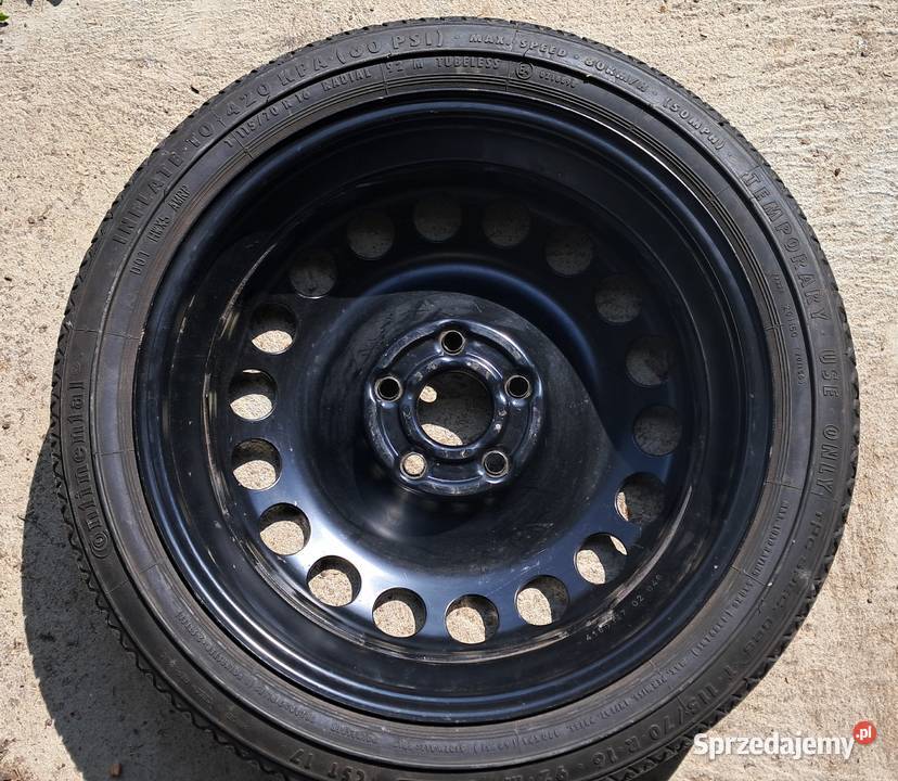 Koło dojazdowe R16 Opel 5x105 podkarpackie Jasło
