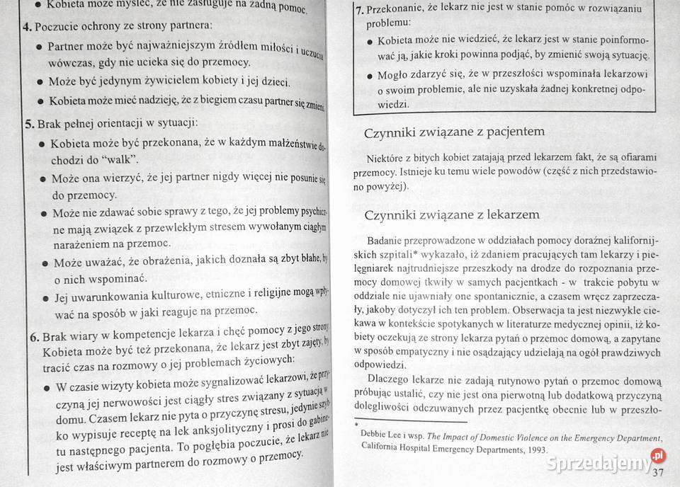 O przemocy domowej Poradnik lekarza Patricia lubelskie