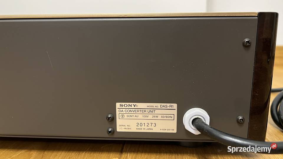 DAC SONY DASR1 Konwerter analogowo cyfrowy Japan Białystok