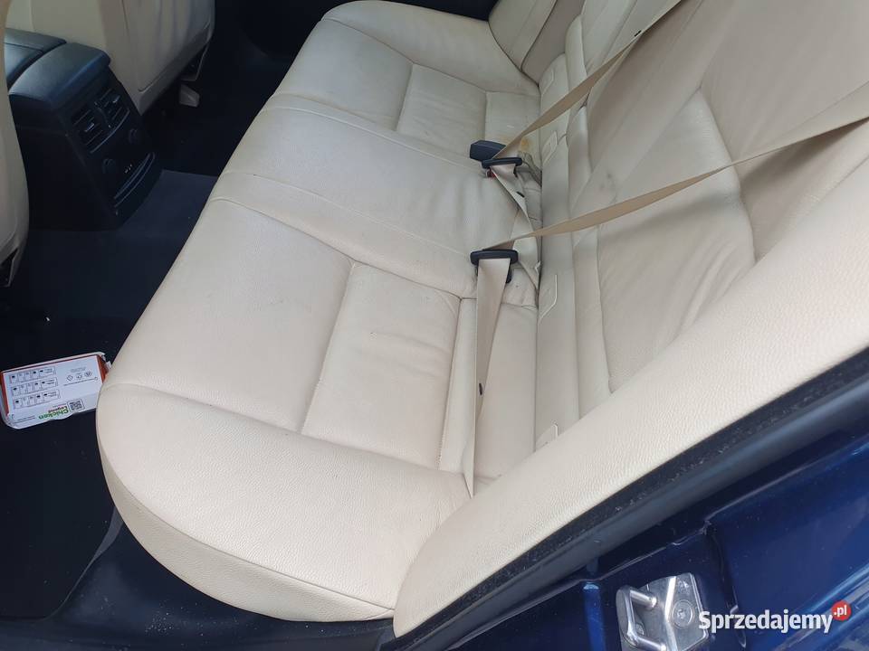 KANAPA TYLNA TYŁ BMW E61 LIFT JASNA SKÓRA osobowe lubelskie Strzyżewice