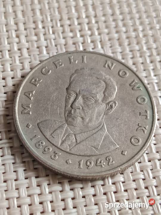 Sprzedam monete 20 zl 1974 r Marceli Nowotko Chełm
