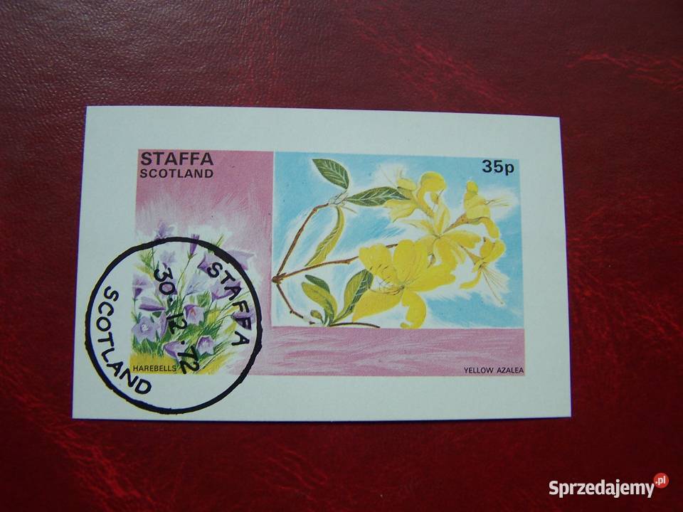 Staffa Scotland 1972 CTO Flora Kwiaty Tychy sprzedam