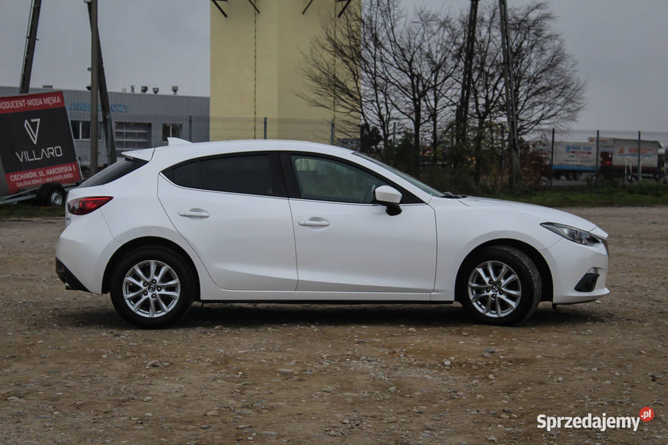 Mazda 3 15 D SKYACTIV Biała Perła Niemcy Idealny Rok produkcji 2016 3 Ciechanów sprzedam