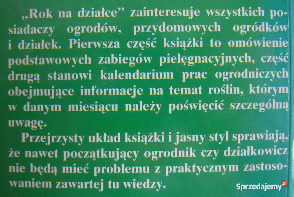 Kieszonkowa encyklopedia praktycznej uprawy sprzedam