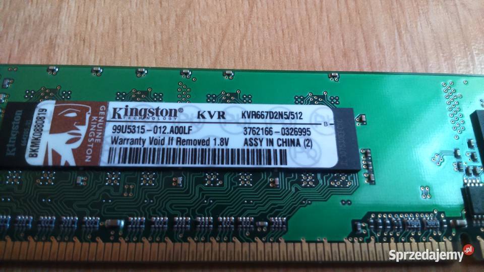 512 MB PC25300 667MHz DDR2 5300 pomorskie Gdańsk
