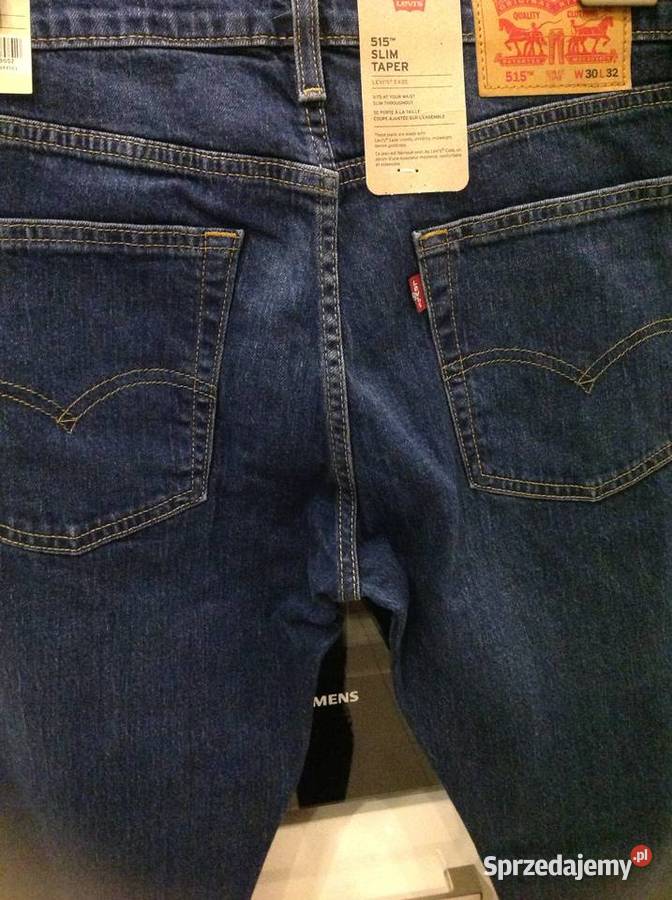 Spodnie Jeans Męskie LEVIS 515 W30 L 32 NOWE Nowa Sól