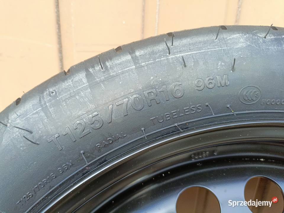 Koło dojazdowe zapas Ford Volvo 12570R16 Orzesze sprzedam