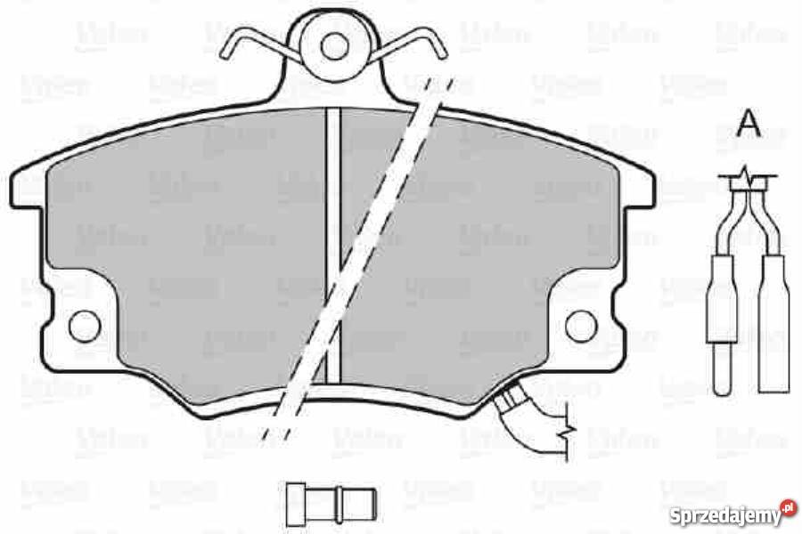 FIAT CROMA KLOCKI HAM 1619DTD20 9596 klocki Pruszków