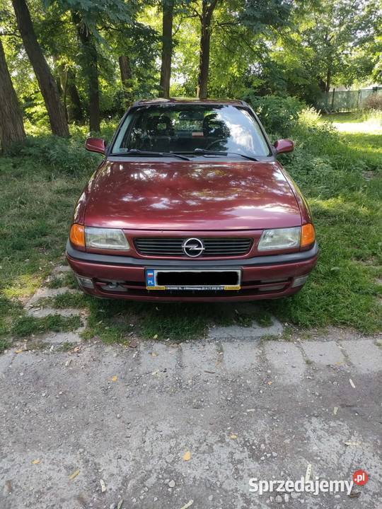 Opel Astra F 16 16V LPG bordowy dolnośląskie