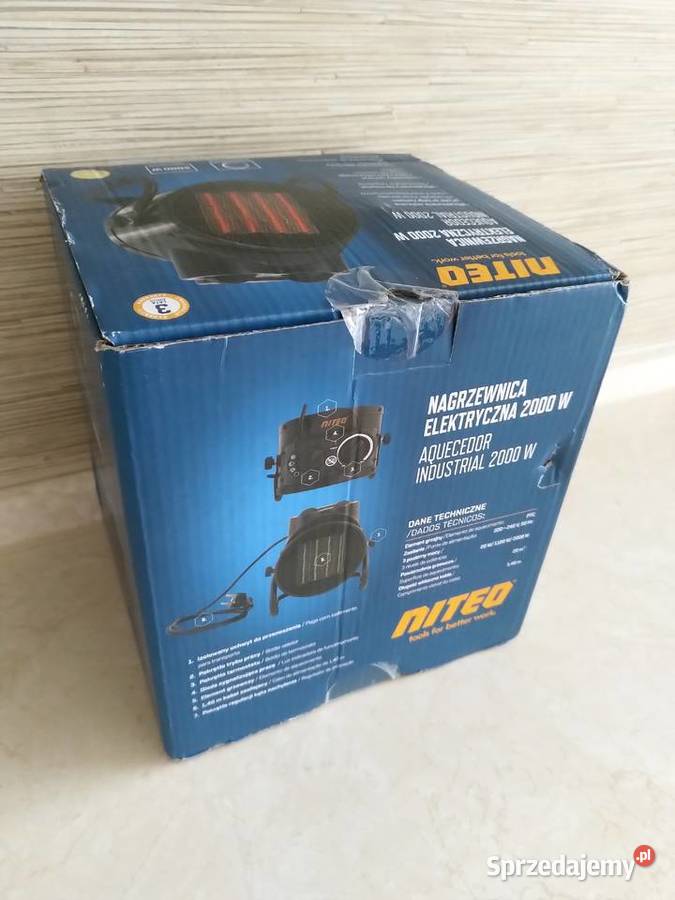 NAJTANIEJ Nagrzewnica Elektryczna 2000W PTC