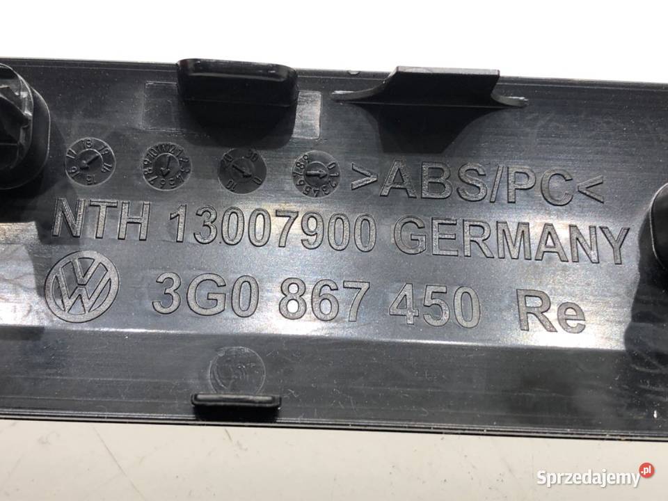 KLAMKA WEWNĘTRZNA PRAWY TYŁ VW PASSAT B8 Kombi osobowe