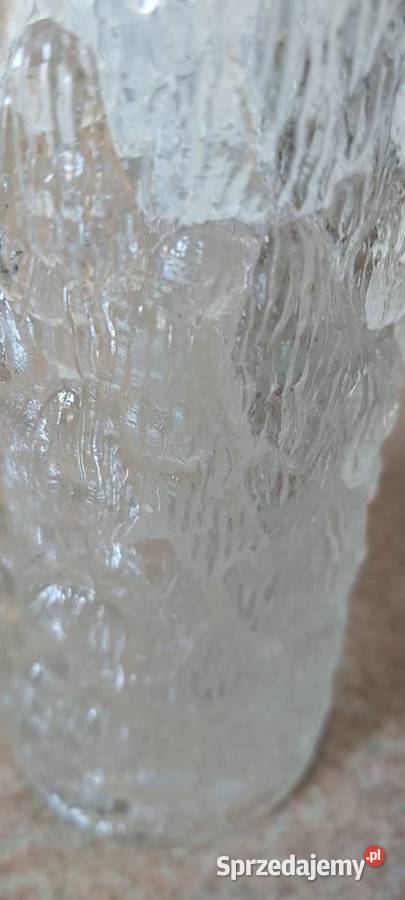 Wazon Vase Glass transparentny Nisko