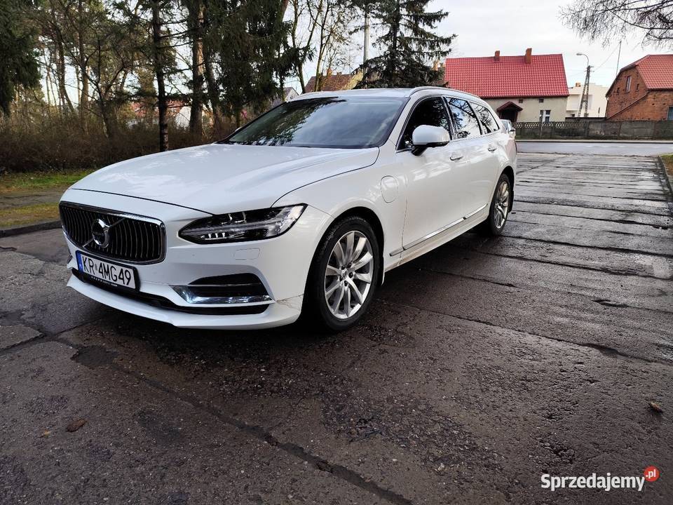 Volvo V90 T8 hybryda plug in POLESTAR 390 Hak ogrzewanie postojowe wielkopolskie Piaski