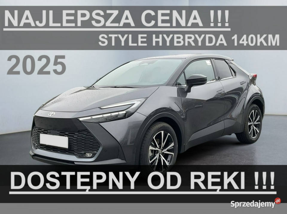 Toyota CHR Nowa 140 Hybryda Dostępna ręki Wersja Szczecinek