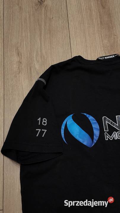 Czarna koszulka Helly Hansen Nett Montasje Rozmiar M Łódź sprzedam