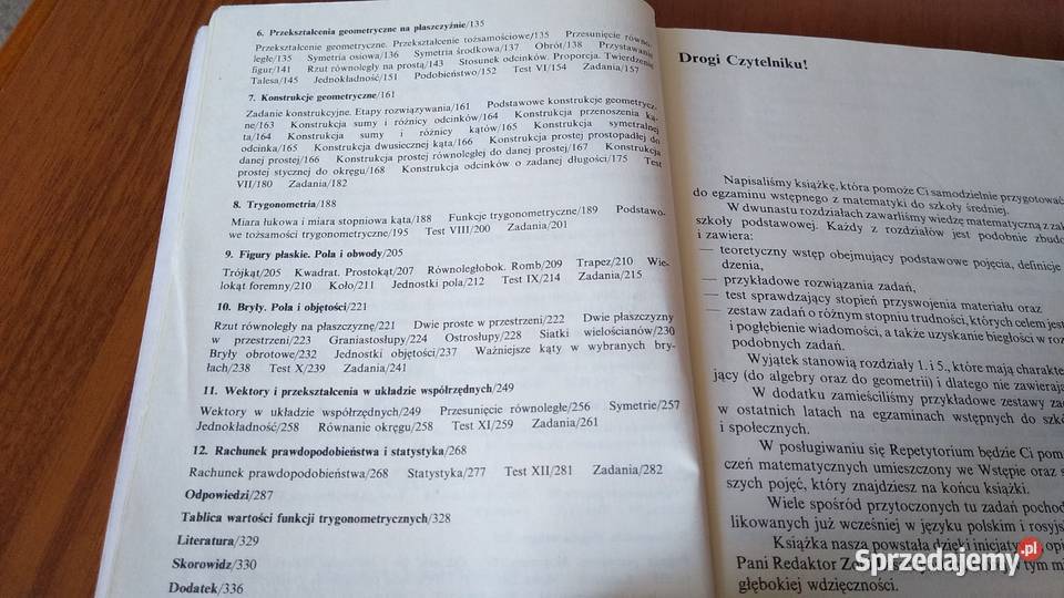 Repetytorium z matematyki kandydatów do szkół Gdańsk