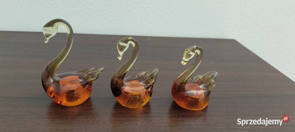Piękne Szklane Łabędzie Jasło
