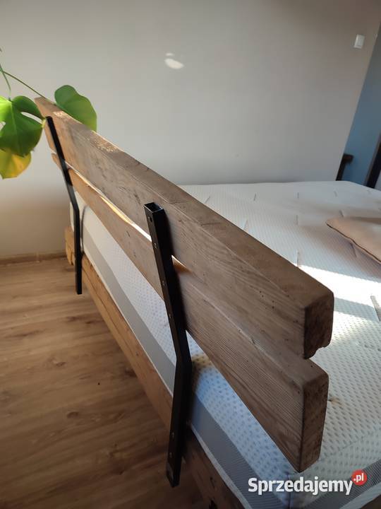 Łóżko z belek plus materac Nowa Wieś