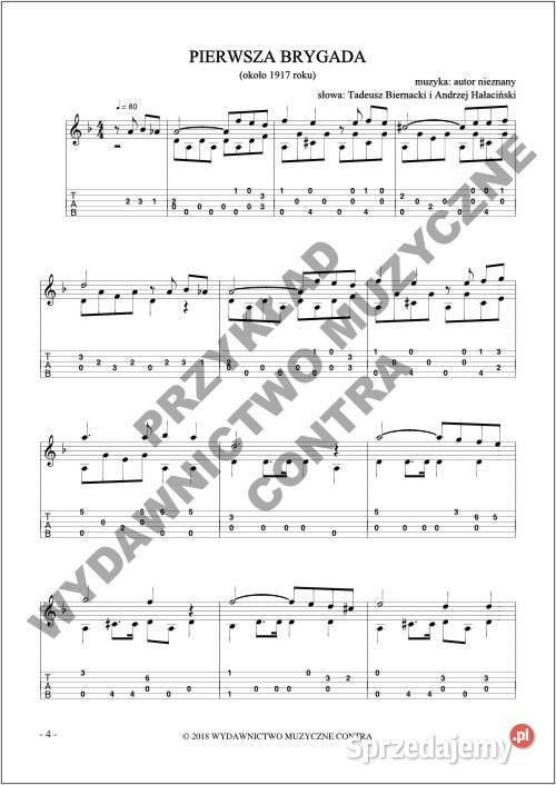 Łatwe Pieśni patriotyczne na gitarę Nieporęt