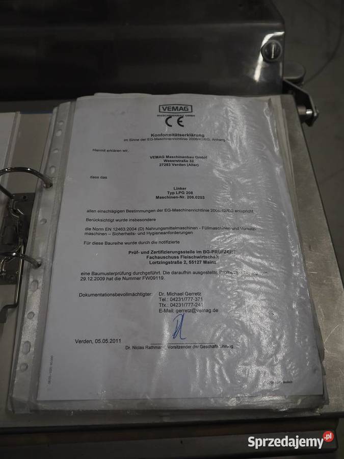 Vemag LPG208 Maszyna do odkręcaniałączenia Biznes i Przemysł Krotoszyn sprzedam