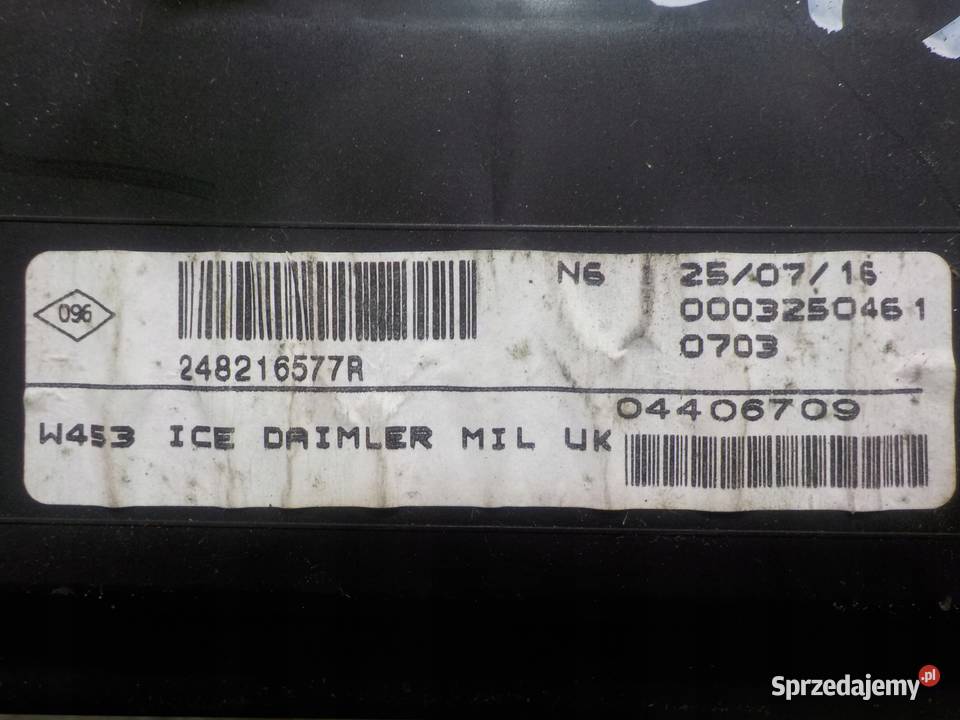 SMART FORFOUR II 10 B 16r 5D licznik zegary Suków