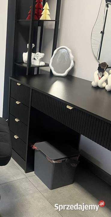 toaletka biurko czarny dolnośląskie Wrocław