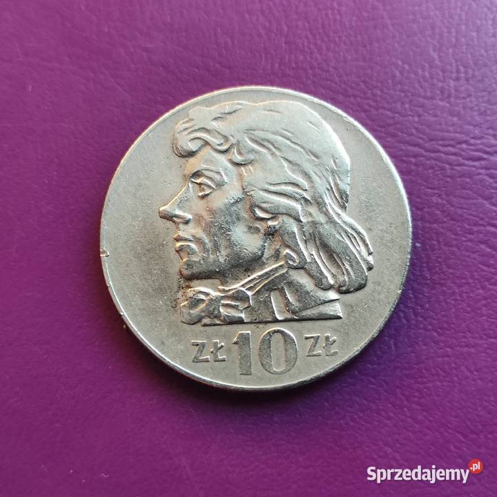 Moneta PRLu 10 ZŁOTYCH 1971 KOŚCIUSZKO Piękna