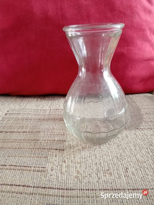 Stary wazon PRL szkło prasowane vintage Tarnobrzeg