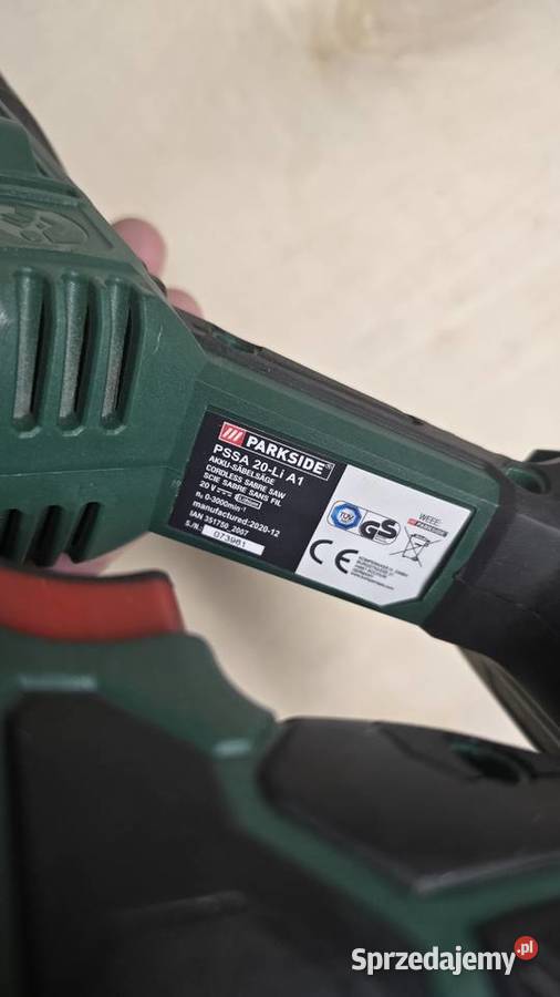 Akumulatorowa piła szablasta Parkside 20V PSSA Piły szablaste Legnica