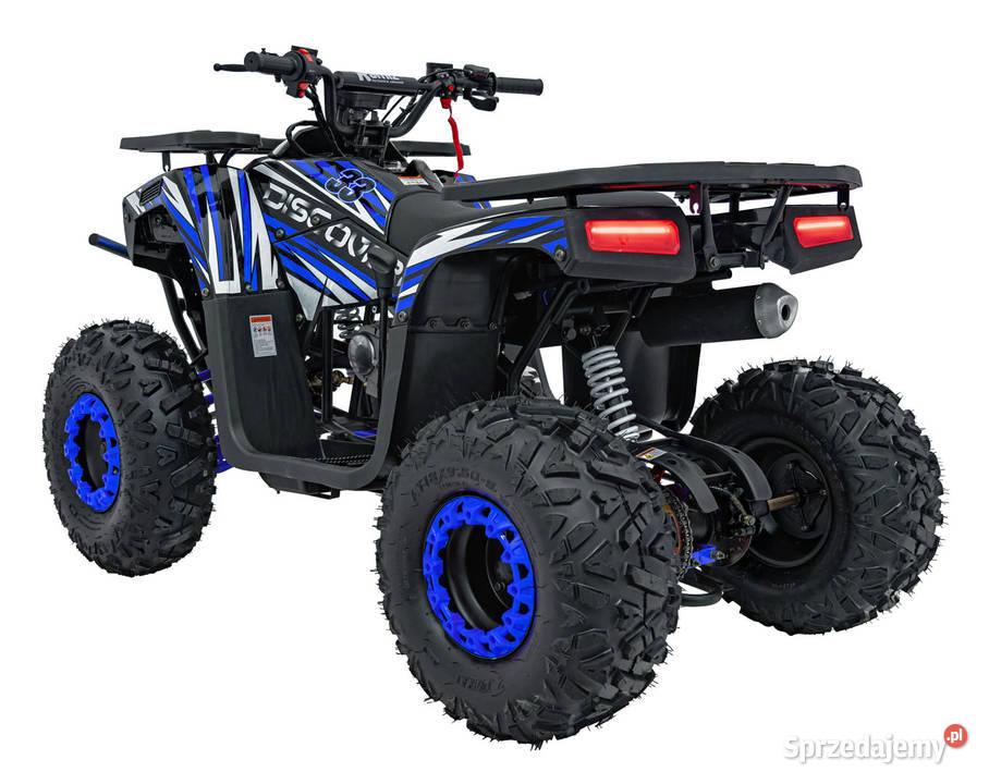 Quad Spalinowy Discoverer 125cc niebieski Pojazdy elektryczne i spalinowe