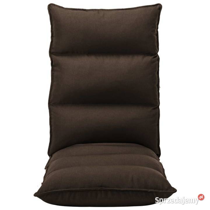 vidaXL Składane krzesło podłogowe brązowe Warszawa