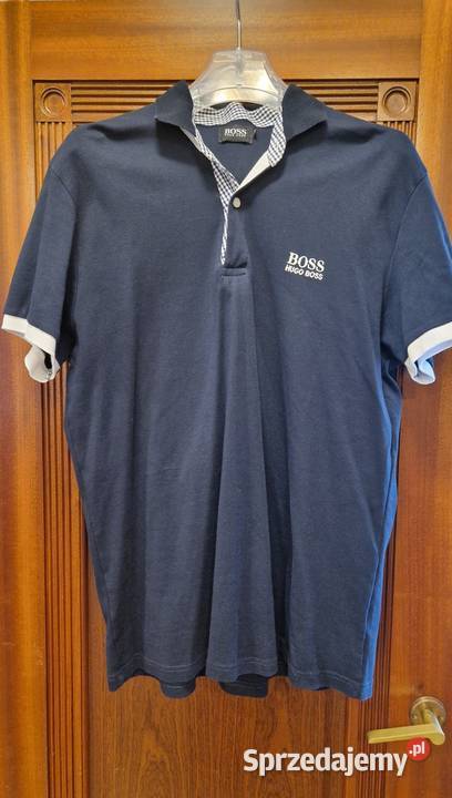 Męski Tshirt polo marki Boss z bawełny 100 Lublin