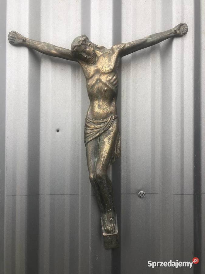 Jezus brąz Antyk Antyki łódzkie