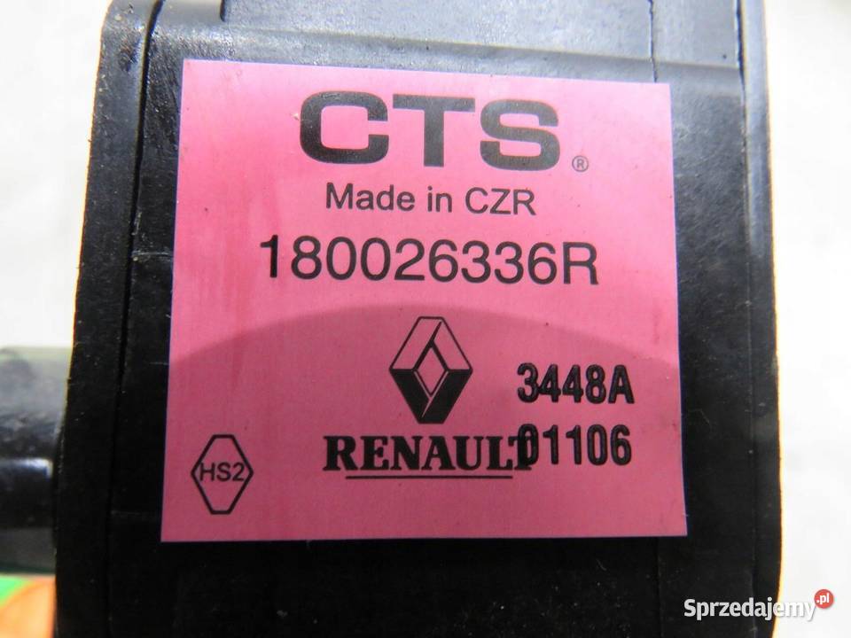 PEDAŁ GAZU POTENCJOMETR RENAULT ZOE 180026336R