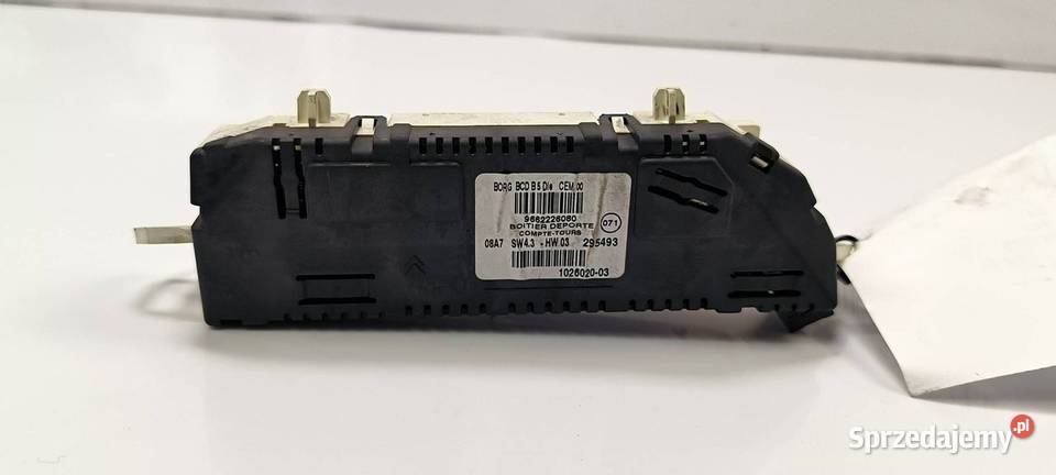 WYŚWIETLACZ PANEL CITROEN C4 9662226080 Lipno