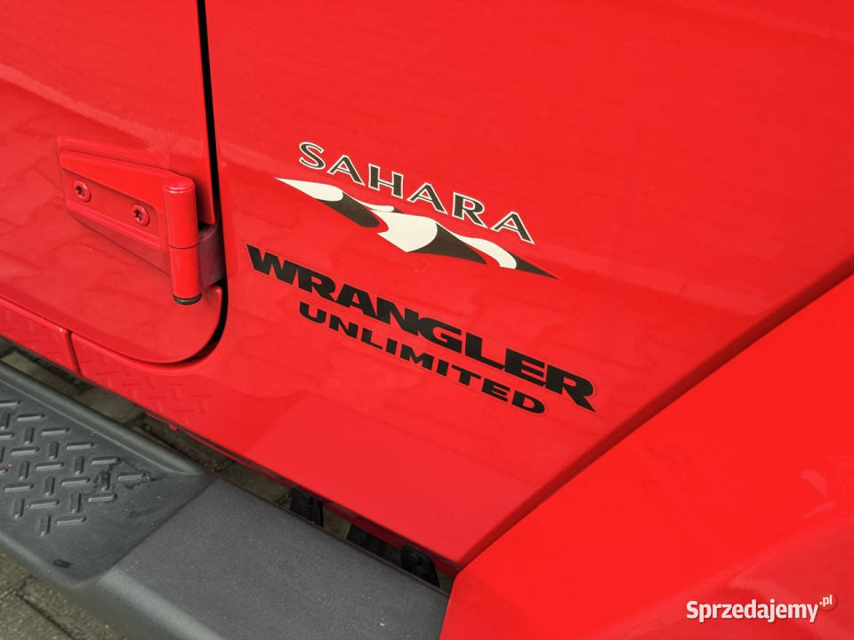 Jeep Wrangler Sahara Unlimited 286 Krajowy Wrangler Węgrzce