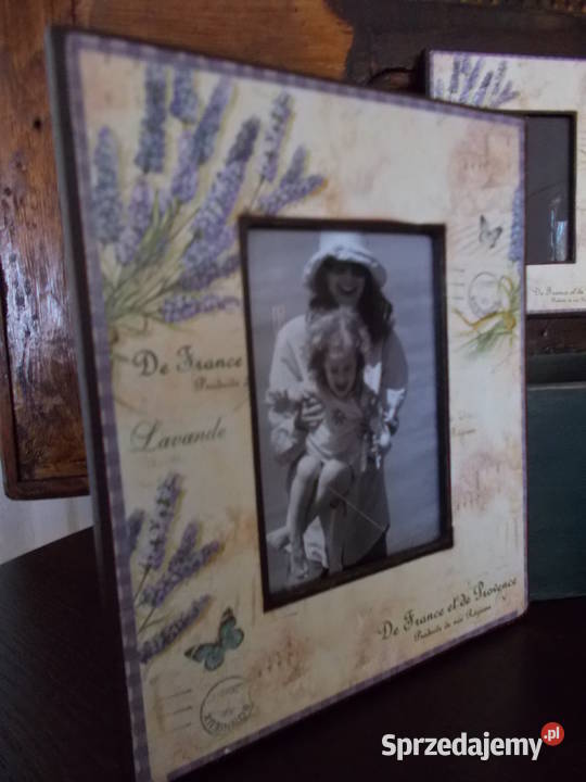 Kolekcja 3 Ramek Styl Prowansalski Vintage wielokolorowy