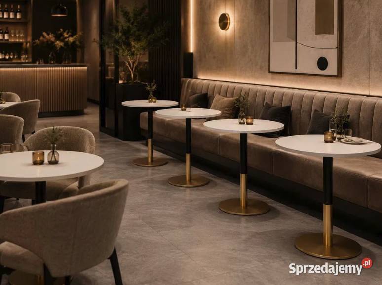 Stolik stół do jadalni restauracji lokalu fi 60 Poznań