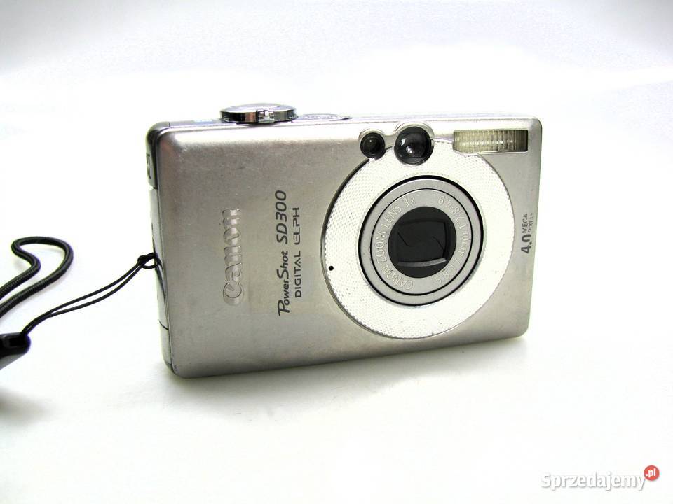 CANON POWERSHOT SD300 DIGITAL ELPH 4MPIX APARAT Brody