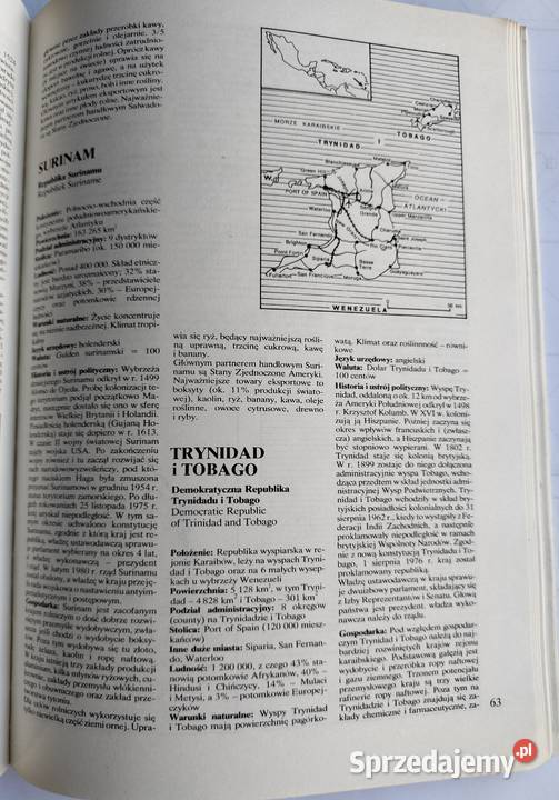 Polityczny Atlas Świata z 1987 Nowe Czasy