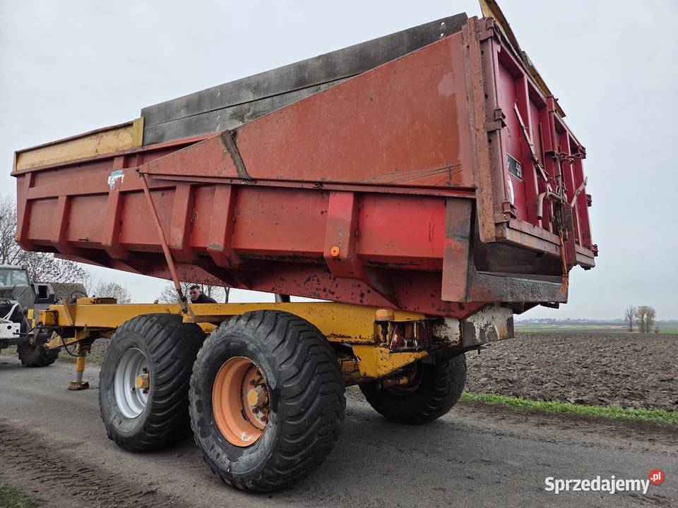 Przyczepa skorupowa knapik 15 ton kujawsko-pomorskie Włocławek